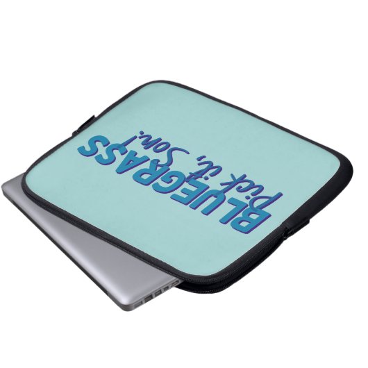 Bluegrass. Wählen Sie ihn Sohn aus! Laptopschutzhülle (Vorne Knopf)