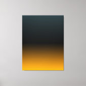 BLUEGREEN BLACK ORANGE Original Gradient Leinwand (Vorderseite)