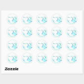 Bluegreen Butterfly Stickers (Blatt)