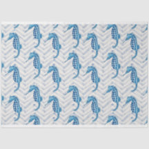 Bluegreen-Seepferde auf Zickzack