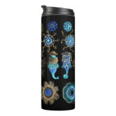 Bluegreen Siphonophorae Thermosbecher (Nach rechts gedreht)