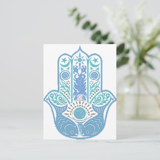 Bluegthhan Postkarte (Stehend Vorderseite)