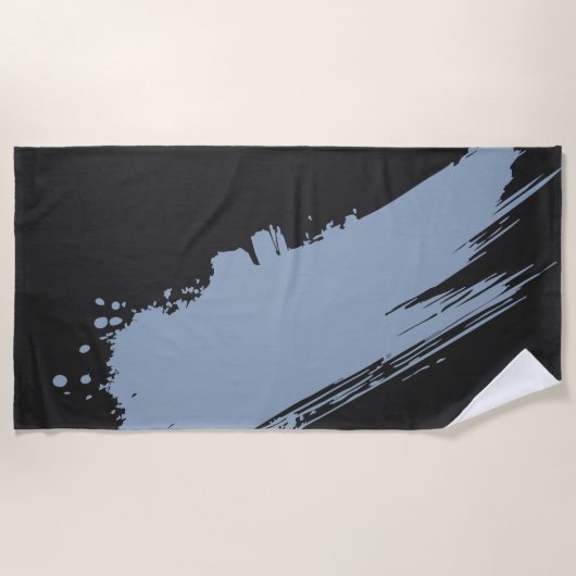 BlueHaze Noir Strandtuch (Vorderseite)