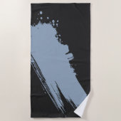 BlueHaze Noir Strandtuch (Vorderseite)