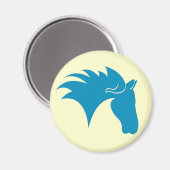 BlueHorse Magnet (Vorderseite/Rückseite)