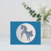 Bluehorse Postkarte (Stehend Vorderseite)