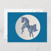 Bluehorse Postkarte (Vorne/Hinten)