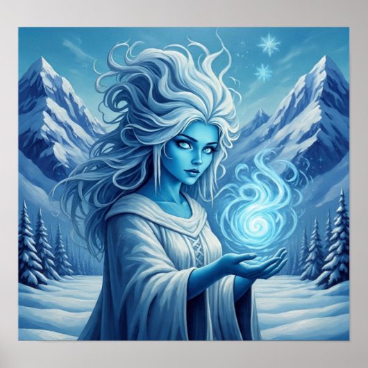 BlueIceWitch Poster (Vorne)