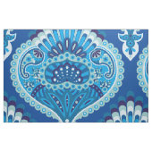 Blueish - Feathered Paisley Stoff (Fat Quarter (45,7 x 55,9 cm))