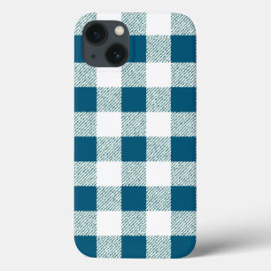 Blueish Green Gingham Karo Pattern Case-Mate iPhone Hülle
