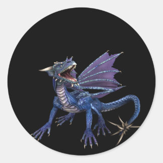 Blueish/Lila Design 1:: Fantasy Stickers