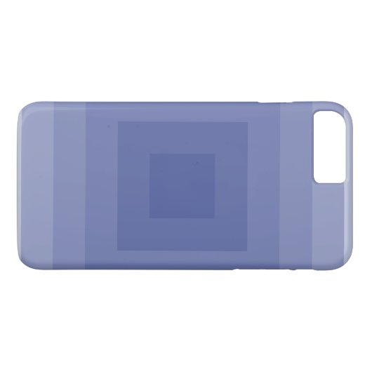 Blueish Lila Square Geometric Case-Mate iPhone Hülle (Rückseite (Horizontal))