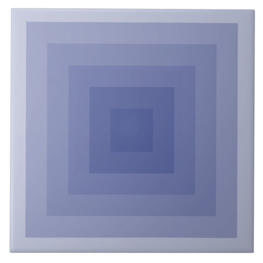 Blueish Lila Square Geometric Fliese (Vorderseite)