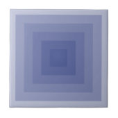 Blueish Lila Square Geometric Fliese (Vorderseite)