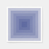 Blueish Lila Square Geometric Serviette (Vorderseite)