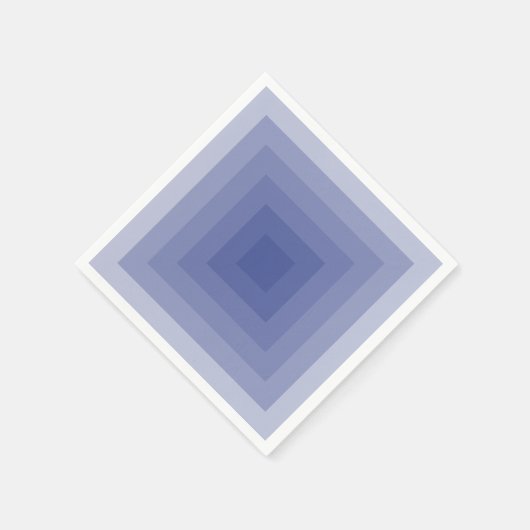 Blueish Lila Square Geometric Serviette (Ecke)