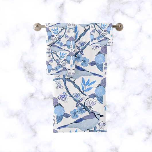 Bluejay Botanical Peri Color 2022 Badhandtuch Set