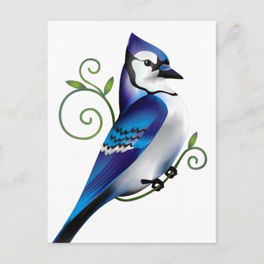 Bluejay Day Postkarte (Vorderseite)