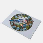Bluejay Fairy Fußmatte (Schrägansicht)