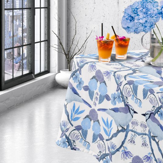 Bluejay Hydrangeas Botanical Peri Color 2022 Tischdecke