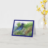 Bluejay im Muskeg Karte (Gelbe Blume)