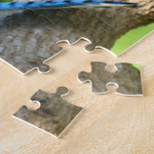 Bluejay in Baumfotografie Puzzle (Seite)
