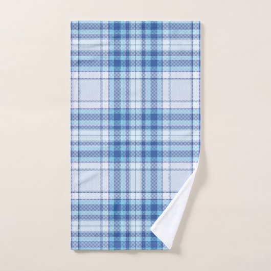 Bluejay Karierte Handtücher (Handtuch)