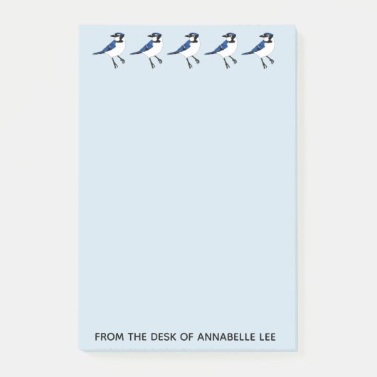 Bluejays Post-it Klebezettel (Vorderseite)