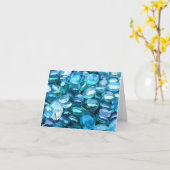 BlueKies-Faltenkarte Karte (Gelbe Blume)