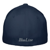 BlueLine Baseball Cap / BlueLine Bestickte Baseballkappe (Rückseite)