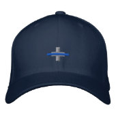 BlueLine Cap / BlueLine Baseballkappe Bestickte Baseballkappe (Vorderseite)