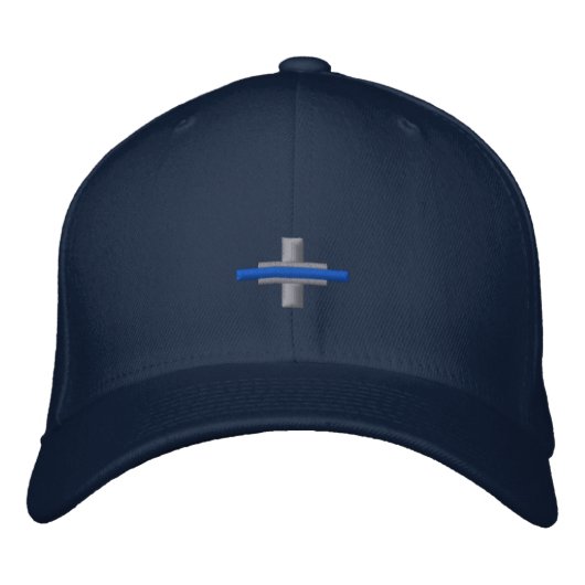 BlueLine Cap / BlueLine Baseballkappe Bestickte Baseballkappe (Vorderseite)