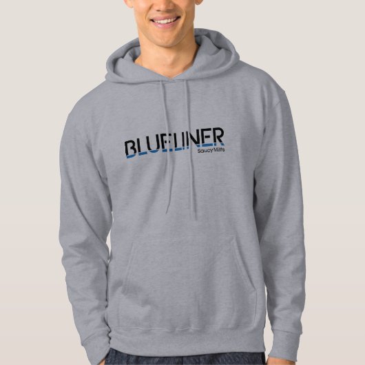 Blueliner Verteidigungs-Hockey Hoodie (Vorderseite)