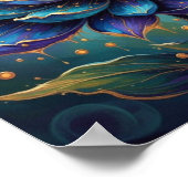 BlueLotusFlower Poster (Ecke)