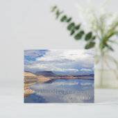 BlueMesaReservoirPostcard Postkarte (Stehend Vorderseite)