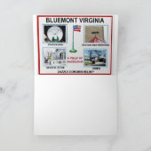 BLUEMONT VIRGINIA KARTE (Innenseite)