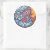 BlUeMoOn Runder Aufkleber (Tasche)