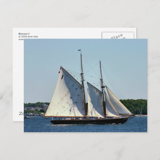 Bluenose II Postcard Postkarte (Vorne/Hinten)