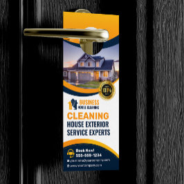 BlueOrange House Waschservice Außenreinigung Türanhänger