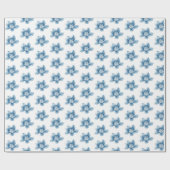 Bluepapierpapier für Blauer Frühling - Geschenkpap Geschenkpapier (Flach)