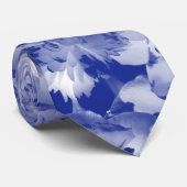 bluepeonytie krawatte (Gerollt)