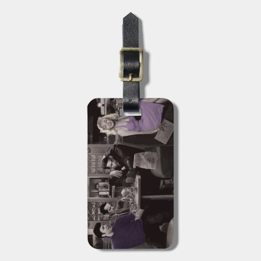 Blueplate Gepäckanhänger (Vorderseite vertikal)