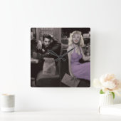 Blueplate Quadratische Wanduhr (Zuhause)