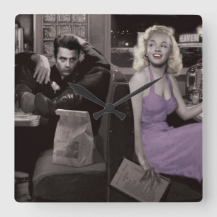 Blueplate Quadratische Wanduhr