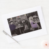 Blueplate Rechteckiger Aufkleber (Umschlag)