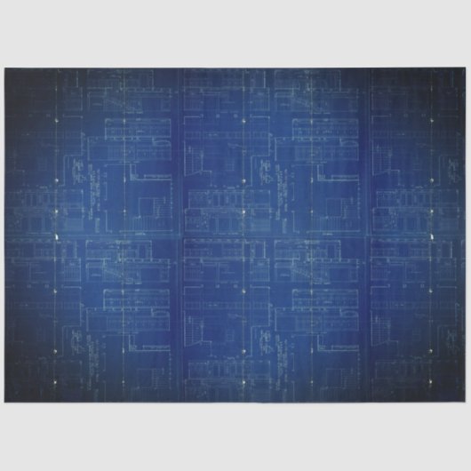 Blueprint 18lb Decoupage Sheet Seidenpapier (Vorderseite)