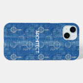 Blueprint Architect Case-Mate iPhone Hülle (Rückseite (Horizontal))