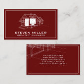 Blueprint | Architect Computer Visitenkarte (Vorne/Hinten)