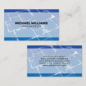 Blueprint | Architekturdesign Visitenkarte (Vorne/Hinten)