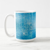 Blueprint für kühne Träume Kaffeepause Tasse (Links)